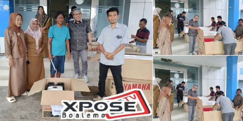 Ketua DPRD Kabupaten Boalemo Serahkan Bantuan Mesin untuk Nelayan