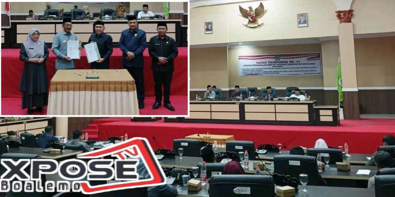Rapat Paripurna DPRD Kabupaten Boalemo Bahas LKPJ Kepala Daerah Tahun 2025